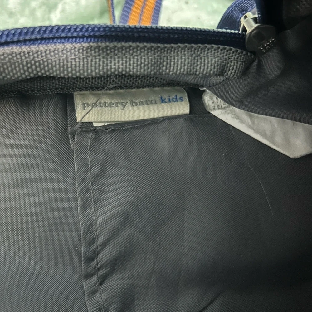 Pottery Barn Kids Mackenzie Mini Backpack in the construction  vehicles